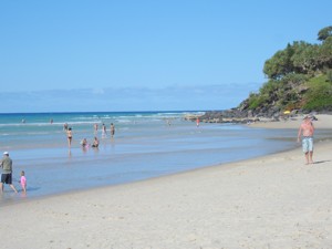 Beach at Coolangatta