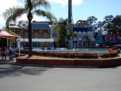 Main street looking towards the IMAX theatre.