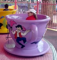 Tea cup ride - not my cup of tea!