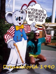 Height Restrictions at Dreamworld 1990