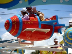 Flying high at Cartoon Beach Sea World