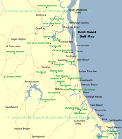 Thumbnail of Gold Coast Golf Map