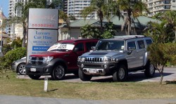 Luxury car hire Surfers Paradise.