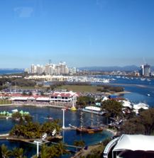 Sea World aerial photo taken from the Sea World Eye 2007