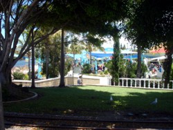 Shady area in Sea World