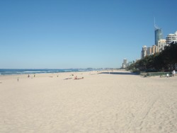 Surfers Paradise beach is awesome any time of the year. This photo was taken in August mid winter in Gold Coast.
