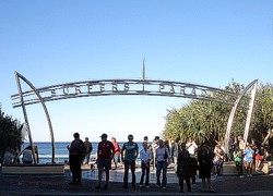 Probably one of the most photographed spots in Surfers Paradise. Sign photo shot everyone has to have!