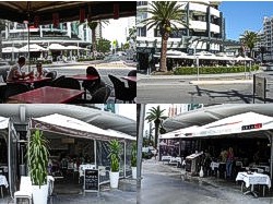 Different views of Broadbeach restaurants, cafes and places to eat.
