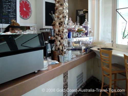 Inside Bumbles at Budds Beach