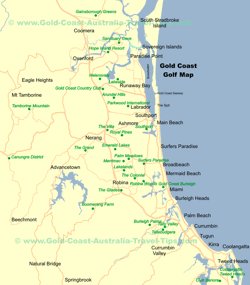 Thumbnail of Gold Coast Golf Map