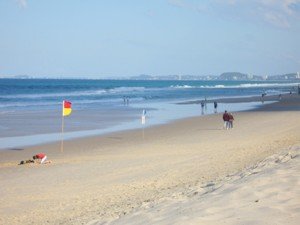 Gold Coast beach vacation destination Main Beach.