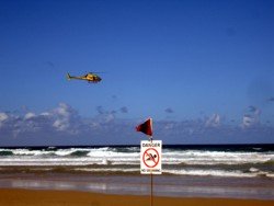 Main Beach surf life saving is really important. Swim between the flags and obey the signs.