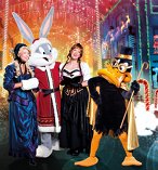 Movie World White Christmas with Looney Tunes Characters