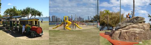 Playgrounds in Southport in the Broadwater Foreshore Park
