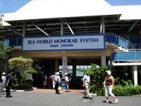 Sea World Monorail gives you a great way to see the park from above whilst saving your feet!