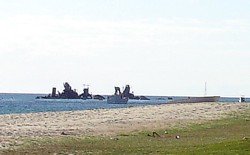 Tangalooma Wrecks are north of Tangalooma Island Resort and can be swum to from the beach. Great for snorkelling.