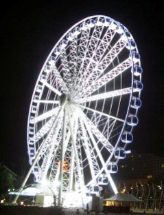 Surfers Paradise Wheel At Night