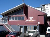 Northcliffe SLSC - not much to look at from the outside.